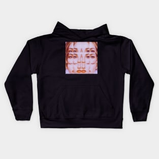 BELONGING Glitch Art Trippy Portrait Kids Hoodie